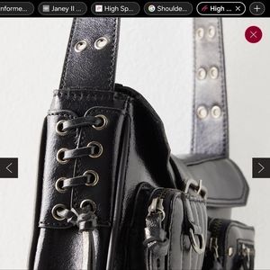 Free People High Speed Crossbody Black Lux